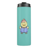Niedlich Kawaii Chibi Cupcake Duck Thermal Tumbler Thermosbecher (Vorderseite)