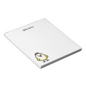 Niedlich Kawaii Chicken Chick Notizblock (angewinkelt)