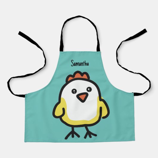 Niedlich Kawaii Chicken Chick Schürze (Vorderseite)
