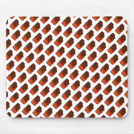 Niedlich Kawaii Chocolate Bar Mousepad (Vorne)