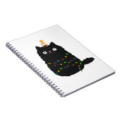 Niedlich Kawaii Christmas Cat Notizblock (Rechte Seite)
