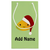 Niedlich Kawaii Christmas Mango Kleine Geschenktüte (Rückseite)
