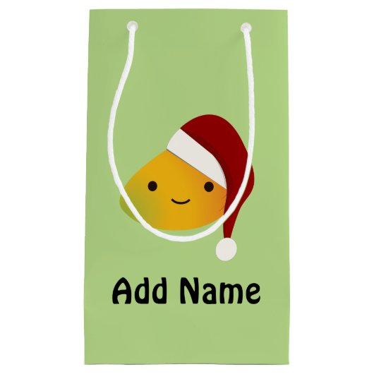 Niedlich Kawaii Christmas Mango Kleine Geschenktüte (Vorderseite)