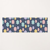 Niedlich Kawaii Cloud Pattern Yoga Mat Yogamatte (Vorderseite (Horizontal))
