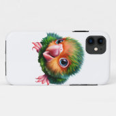 Niedlich Kawaii Colorful Baby Parrot Case-Mate iPhone Hülle (Rückseite (Horizontal))