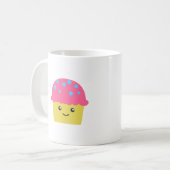 Niedlich Kawaii Cupcake Kaffeetasse (Vorderseite Links)