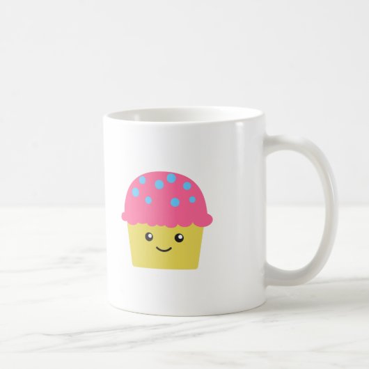 Niedlich Kawaii Cupcake Kaffeetasse (Rechts)