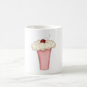 Niedlich Kawaii Cupcake Milkshake mit Cherry Kaffeetasse (Mittel)