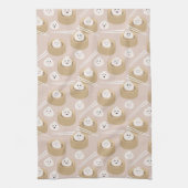 Niedlich Kawaii Dumplings Steamer Chopsticks Geschirrtuch (Vertikal)