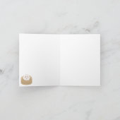 Niedlich Kawaii Dumplings Steamer Chopsticks Karte (Innenseite)