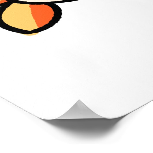 Niedlich Kawaii Ebi Prawn Sushi Poster (Ecke)