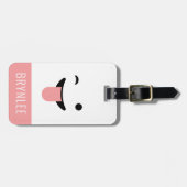 Niedlich Kawaii Face Gepäckanhänger (Vorderseite horizontal)