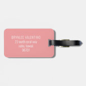 Niedlich Kawaii Face Gepäckanhänger (Rückseite horizontal)