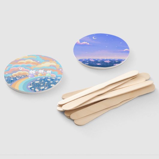 Niedlich Kawaii Fanpans Fächer (Non-assembled)