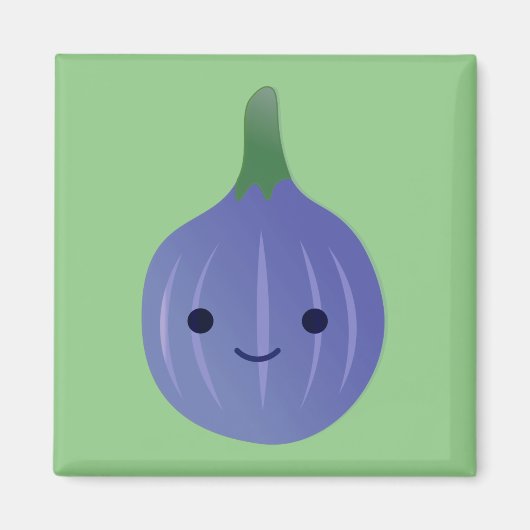 Niedlich Kawaii Fig Magnet (Vorne)