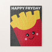 Niedlich Kawaii French Fries - Happy Fryday Puzzle (Vertikal)