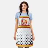 Niedlich Kawaii French Fries und Ketchup Schürze (Getragen)