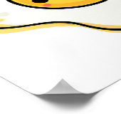 Niedlich Kawaii Fried Egg Poster (Ecke)