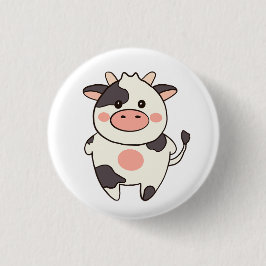 Niedlich Kawaii Friendly Cow Button