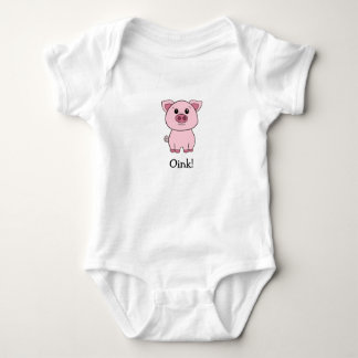 Niedlich Kawaii Friendly Pig Oink! Baby Strampler