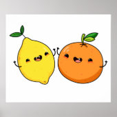 Niedlich Kawaii Fruit Poster (Vorne)