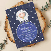 Niedlich Kawaii Funny Cartoon Kuh Happy 50. Geburt Einladung