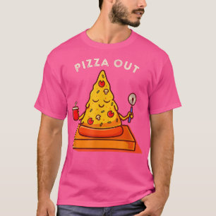Niedlich Kawaii Funny Pun Peace Pizza Lotus Zen Yo T-Shirt