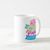 Niedlich Kawaii Funny Zitat | Proud Plushie Hooman Kaffeetasse (VorderseiteRechts)
