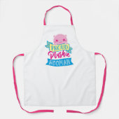 Niedlich Kawaii Funny Zitat | Proud Plushie Hooman Schürze (Vorderseite)