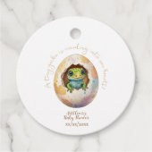 Niedlich Kawaii Gecko Lizard Egg Babydusche Geschenkanhänger (Vorderseite)