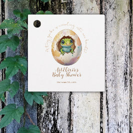 Niedlich Kawaii Gecko Lizard Egg Babydusche Geschenkanhänger