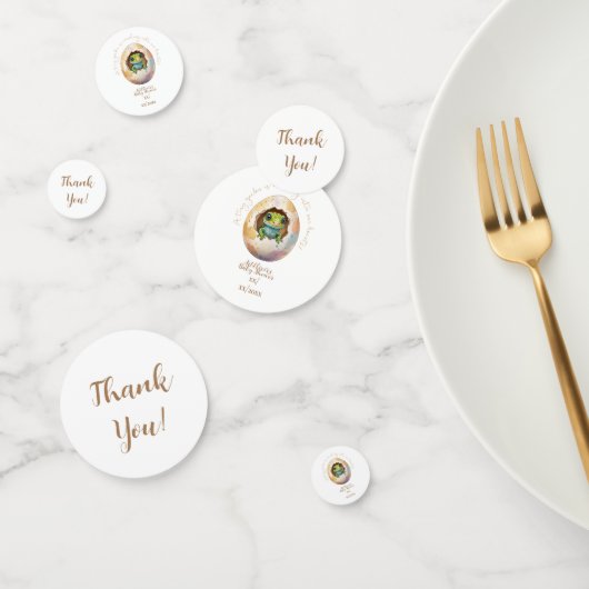 Niedlich Kawaii Gecko Lizard Egg Babydusche Konfetti (Gruppe)