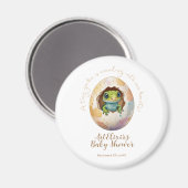 Niedlich Kawaii Gecko Lizard Egg Babydusche Magnet (Vorderseite/Rückseite)