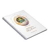 Niedlich Kawaii Gecko Lizard Egg Babydusche Notizblock (Rechte Seite)