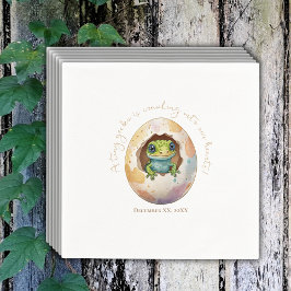 Niedlich Kawaii Gecko Lizard Egg Babydusche Serviette