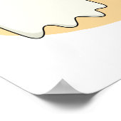 Niedlich Kawaii Ghost Couple Poster (Ecke)