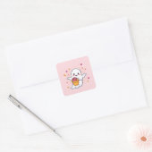 Niedlich Kawaii Ghost Halloween Candy Sticker (Umschlag)