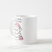 Niedlich Kawaii Ghost Weihnachten Kaffeetasse (Vorderseite Links)