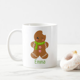 Niedlich Kawaii Gingerbread Personalisierte Tasse