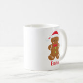 Niedlich Kawaii Gingerbread Personalisierte Tasse (VorderseiteRechts)