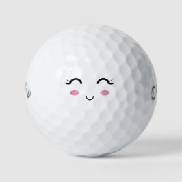 Niedlich Kawaii Girl Smile Golf Ball