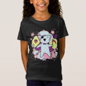 Niedlich Kawaii Halloween Cat Kids Happy Kawaiilow T-Shirt (Vorderseite)