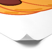 Niedlich Kawaii Halloween Pumpkin Poster (Ecke)