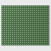 Niedlich Kawaii Halloween Skull Polka Dots dunkelg Geschenkpapier (Flach)