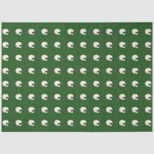 Niedlich Kawaii Halloween Skull Polka Dots dunkelg Seidenpapier