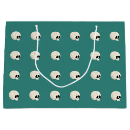 Niedlich Kawaii Halloween Skull Polka Dots Mitte g Große Geschenktüte