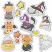 Niedlich Kawaii Halloween Stickers Aufkleber (Vorderseite)