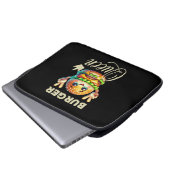 Niedlich Kawaii Hamburger Laptopschutzhülle (Vorne Knopf)