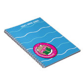 Niedlich Kawaii Hamster Booklover Summer Notebook Notizblock (Rechte Seite)