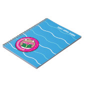 Niedlich Kawaii Hamster Booklover Summer Notebook Notizblock (Linke Seite)